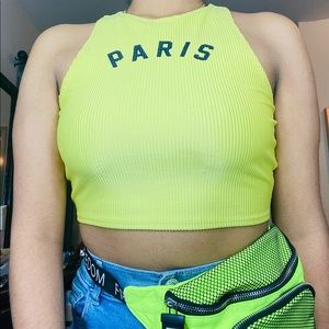 Neon Paris Crop